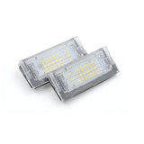 Set 2 lampi numar cu LED Canbus alb-rece 6000K pentru BMW E46