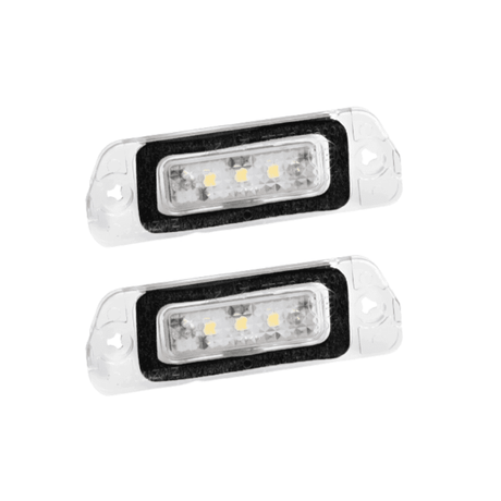 Set 2 lampi numar led 6000k alb-rece pentru Mercedes Benz GL ML R Clas