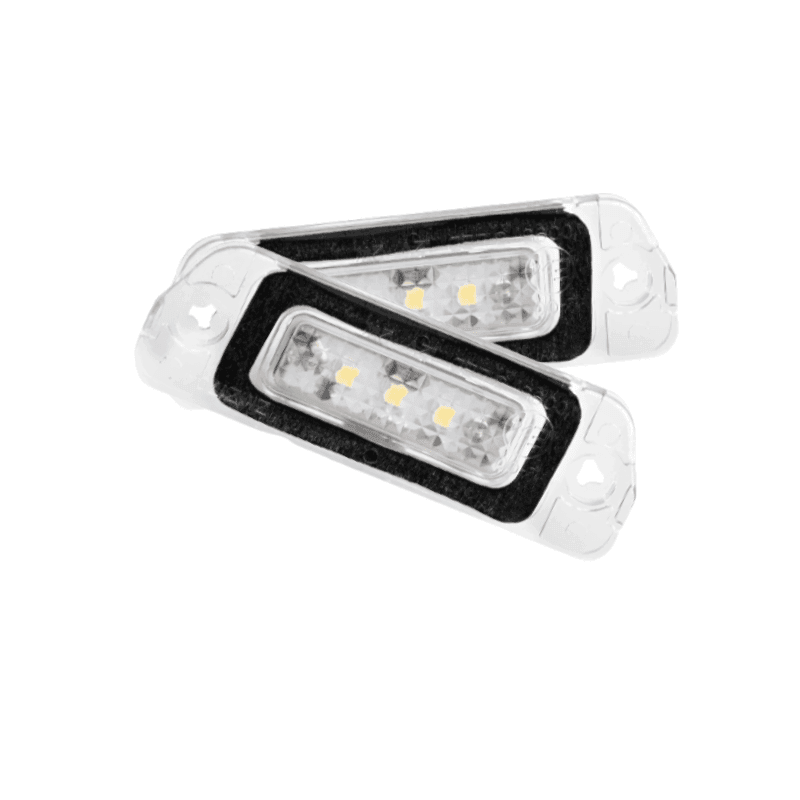 Set 2 lampi numar led 6000k alb-rece pentru Mercedes Benz GL ML R Clas