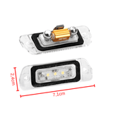 Set 2 lampi numar led 6000k alb-rece pentru Mercedes Benz GL ML R Clas