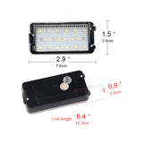 Set 2 lampi numar led 6000k alb-rece Seat Altea Arosa Cordoba Ibiza