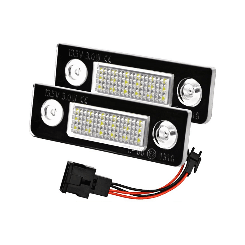 Set 2 lampi numar led 6000k alb-rece Skoda Octavia 1Z Roomster Praktik