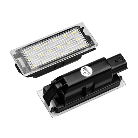 Set 2 lampi numar led canbus 6000k pentru Dacia Mercedes Opel Renault