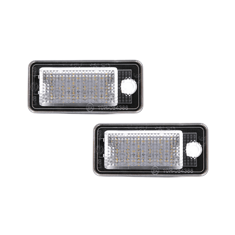 Set 2 lampi numar led canbus alb-rece 6000k pentru Audi A3 A4 A6 A8 Q7