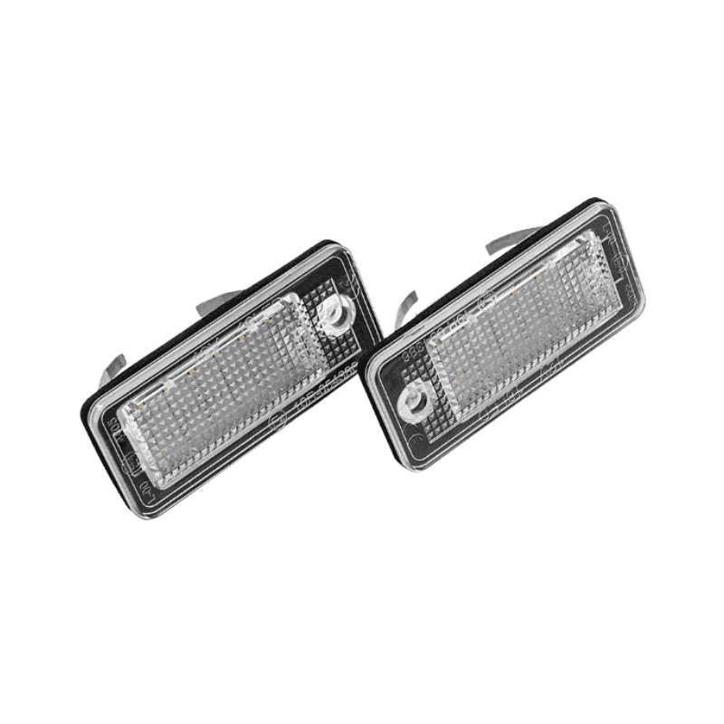 Set 2 lampi numar led canbus alb-rece 6000k pentru Audi A3 A4 A6 A8 Q7