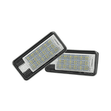 Set 2 lampi numar led canbus alb-rece 6000k pentru Audi A3 A4 A6 A8 Q7