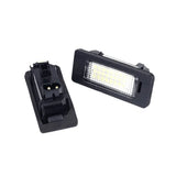 Set 2 lampi numar LED Canbus alb-rece 6000K pentru BMW Seriile E
