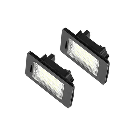 Set 2 lampi numar LED Canbus alb-rece 6000K pentru BMW Seriile E