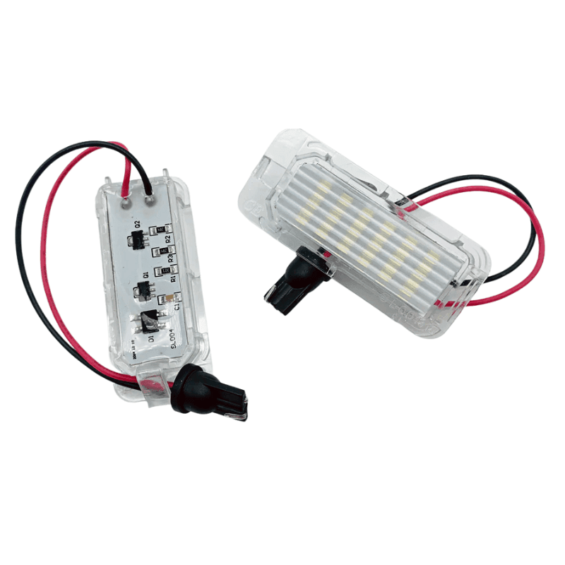 Set 2 lampi numar led canbus alb-rece 6000k pentru Ford Focus Fiesta Fusion Mondeo Kuga Ka Ranger Galaxy Transit Turneo