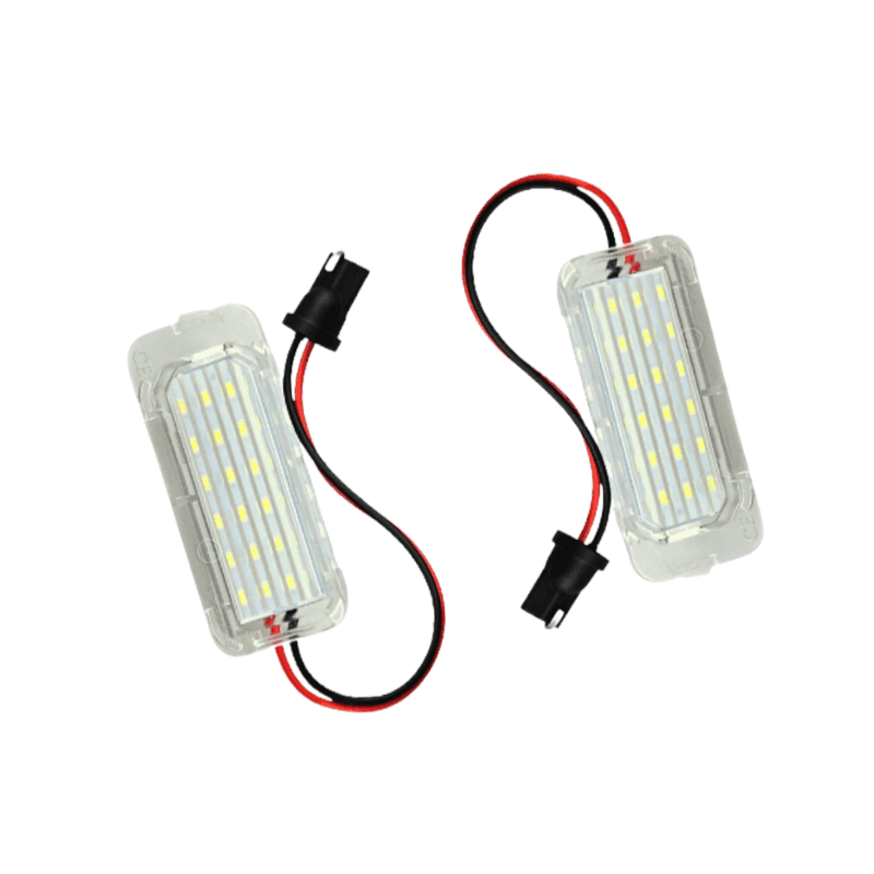 Set 2 lampi numar led canbus alb-rece 6000k pentru Ford Focus Fiesta Fusion Mondeo Kuga Ka Ranger Galaxy Transit Turneo