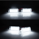 Set 2 lampi numar led canbus alb-rece 6000k pentru Ford Focus Fiesta Fusion Mondeo Kuga Ka Ranger Galaxy Transit Turneo