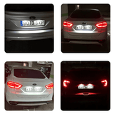 Set 2 lampi numar led canbus alb-rece 6000k pentru Ford Focus Fiesta Fusion Mondeo Kuga Ka Ranger Galaxy Transit Turneo