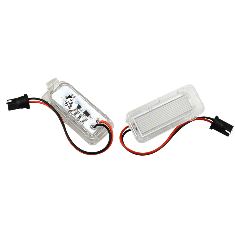 Set 2 lampi numar led canbus alb-rece 6000k pentru Ford Focus Fiesta Fusion Mondeo Kuga Ka Ranger Galaxy Transit Turneo