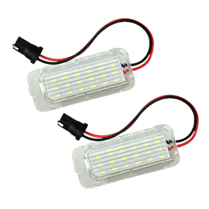 Set 2 lampi numar led canbus alb-rece 6000k pentru Ford Focus Fiesta Fusion Mondeo Kuga Ka Ranger Galaxy Transit Turneo