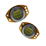 Set 2 marker led compatbil cu BMW Seria 3 E90 E91 NFL 6000k alb-rece cu canbus angel eyes DRL