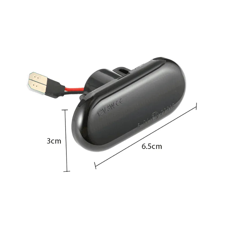 Set 2 semnalizari dinamice led canbus aripa Dacia Renault Clio Smart