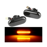 Set 2 semnalizari dinamice led canbus aripa pentru Dacia Logan Duster Dokker Lodgy Renault Clio Megane Laguna Smart Fortwo