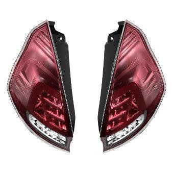 Set 2 stopuri full led pentru ford fiesta (2013-2017) ledriving semnal dinamic ledtl101-cl osram