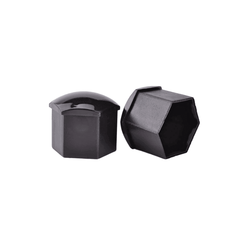 Set 20 capace negre din plastic pentru prezoane 19mm + cheie extragere