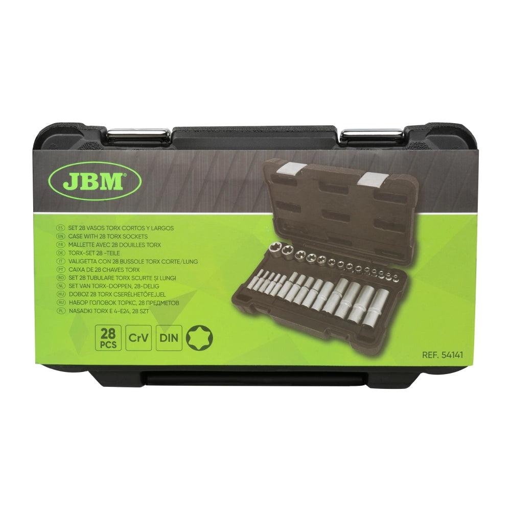 Set 28 tubulare torx scurte si lungi jbm