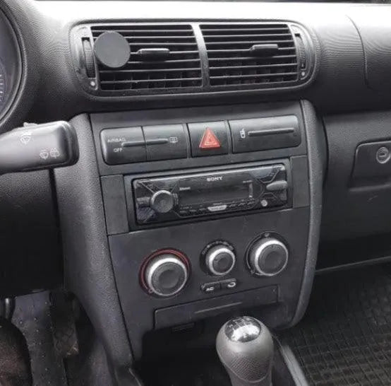 Set 3 butoane cromate AC pentru VW Passat Golf Bora Audi A3 Seat Skoda