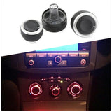 Set 3 butoane cromate AC pentru VW Passat Golf Jetta Touran Seat Skoda