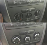 Set 3 butoane cromate AC pentru VW Passat Golf Jetta Touran Seat Skoda