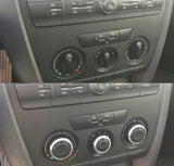 Set 3 butoane cromate AC pentru VW Passat Golf Jetta Touran Seat Skoda