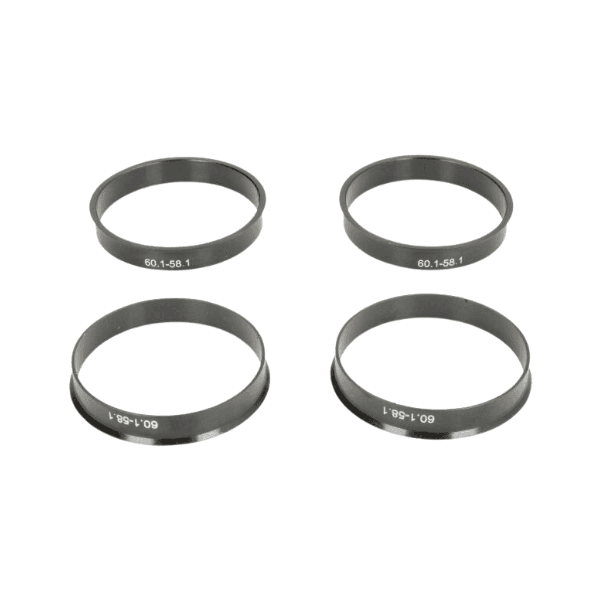 Set 4 inele centrare din ABS 60.1X58.1 mm pentru jante aliaj