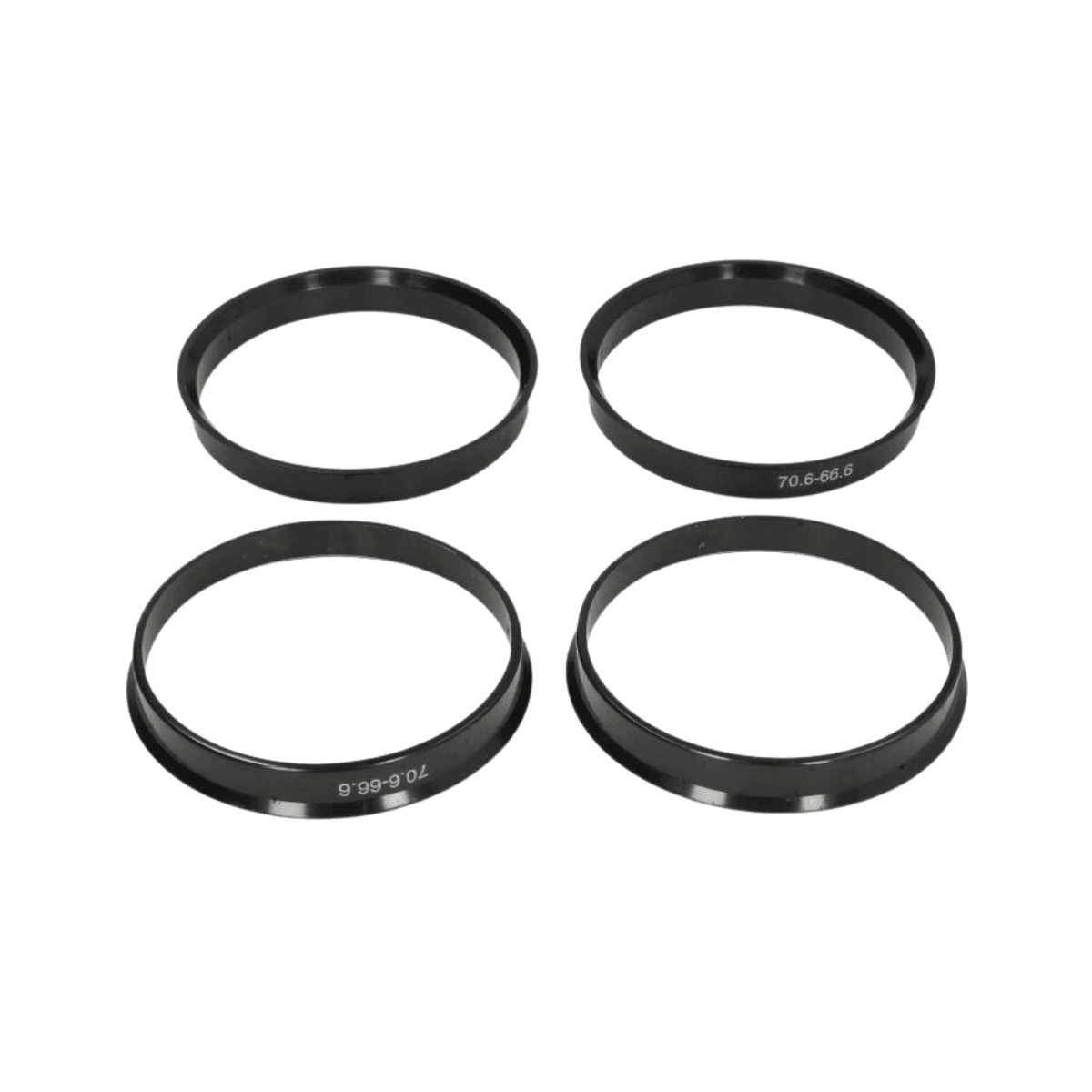 Set 4 inele centrare din ABS 70.6X66.6 mm pentru jante aliaj