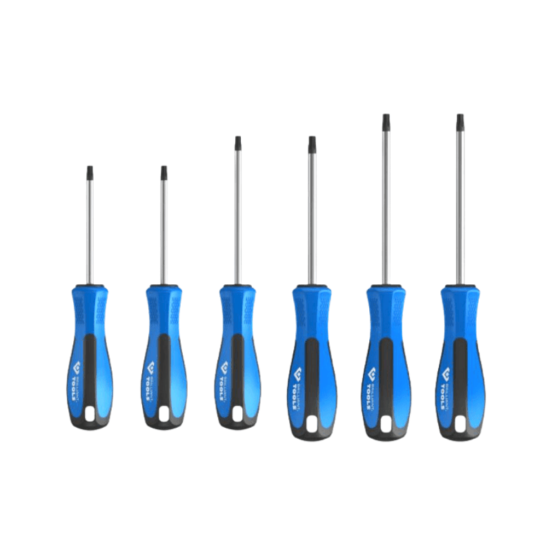 Set 6 surubelnite torx Brilliant Tools crom vanadium maner ergonomic