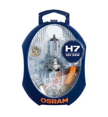 Set becuri auto de rezerva 12v h7 osram