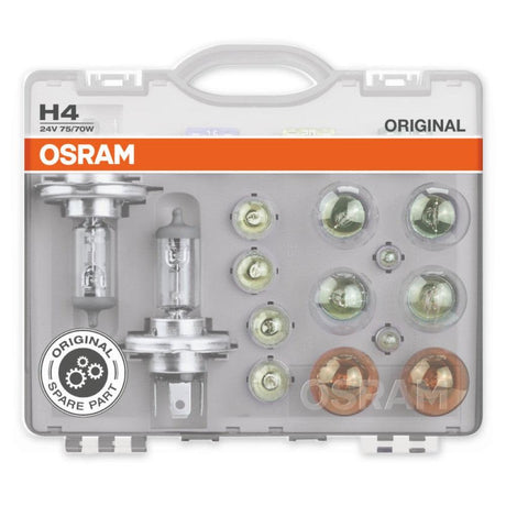 Set becuri auto de rezerva camion 24v h4 osram