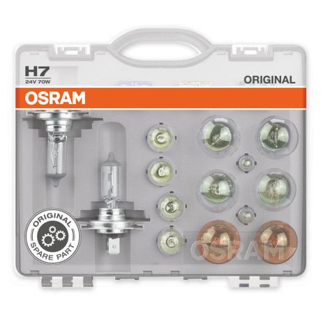 Set becuri auto de rezerva camion 24v h7 osram