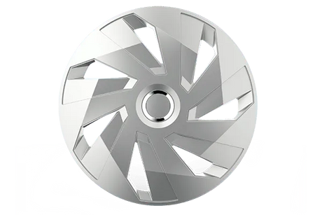 Set capace roti 14` cu inel cromat vector