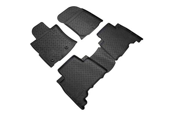 Set covorase auto cauciuc fit umbrella pentru toyota lc-150 prado (j150) (2013-) (5 locuri) lexus gx 460 (j15) (2013-)- 5 pcs