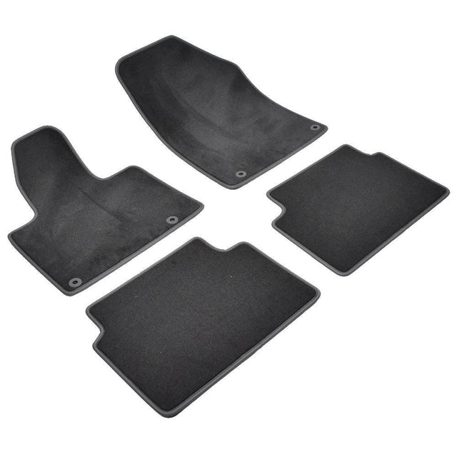 Set covorase auto mocheta umbrella pentru citroen c5 ii (covorase spate dintr-o singura piesa)(2008-2017) - sisteme fixare peugeot/citroen