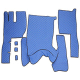Set covorase piele ecologica truck umbrella pentru volvo fh12 2005-2011 manual, albastru tip 1