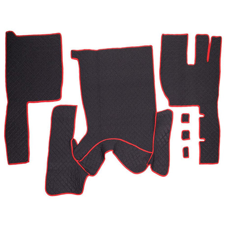 Set covorase piele ecologica truck umbrella pentru volvo fh12 2005-2021 manual, negru tip 1