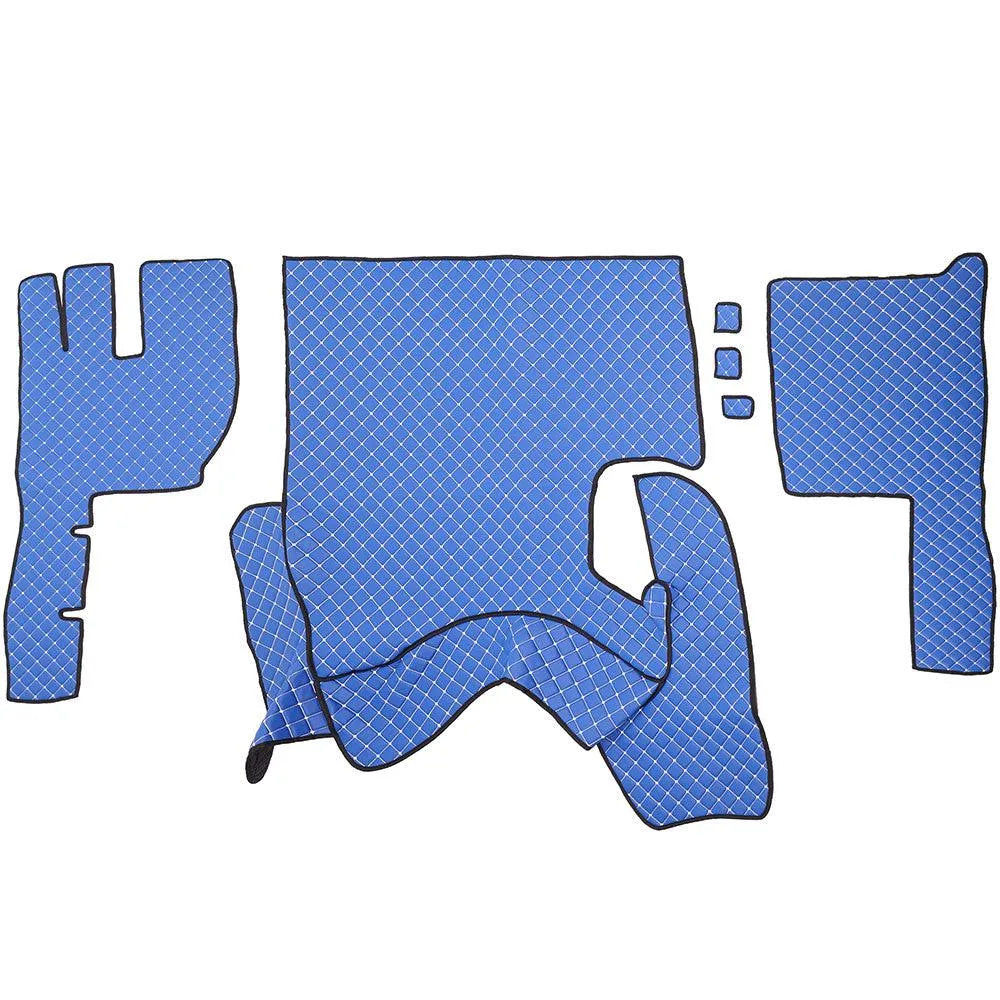 Set covorase piele ecologica truck umbrella pentru volvo fh13 2011-2013 manual, albastru tip 2