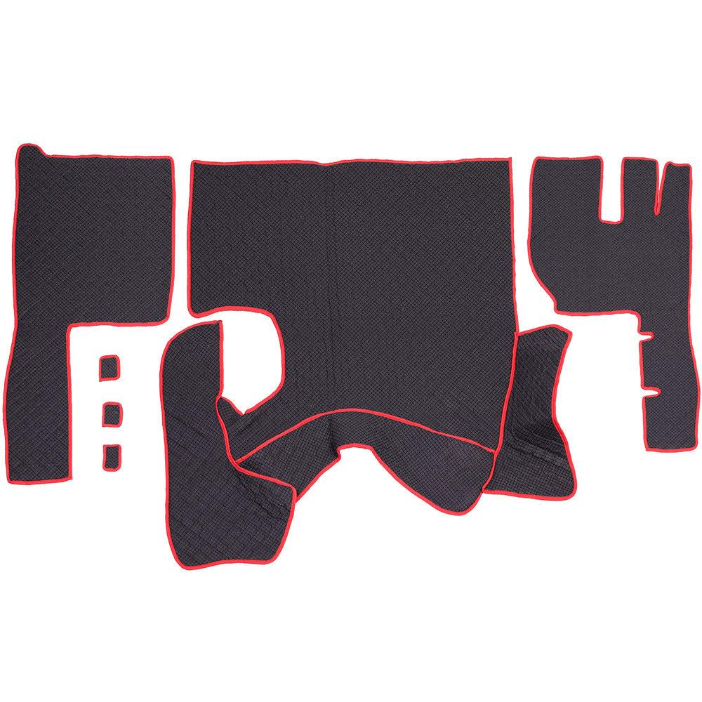 Set covorase piele ecologica truck umbrella pentru volvo fh13 2011-2013 manual negru tip 2