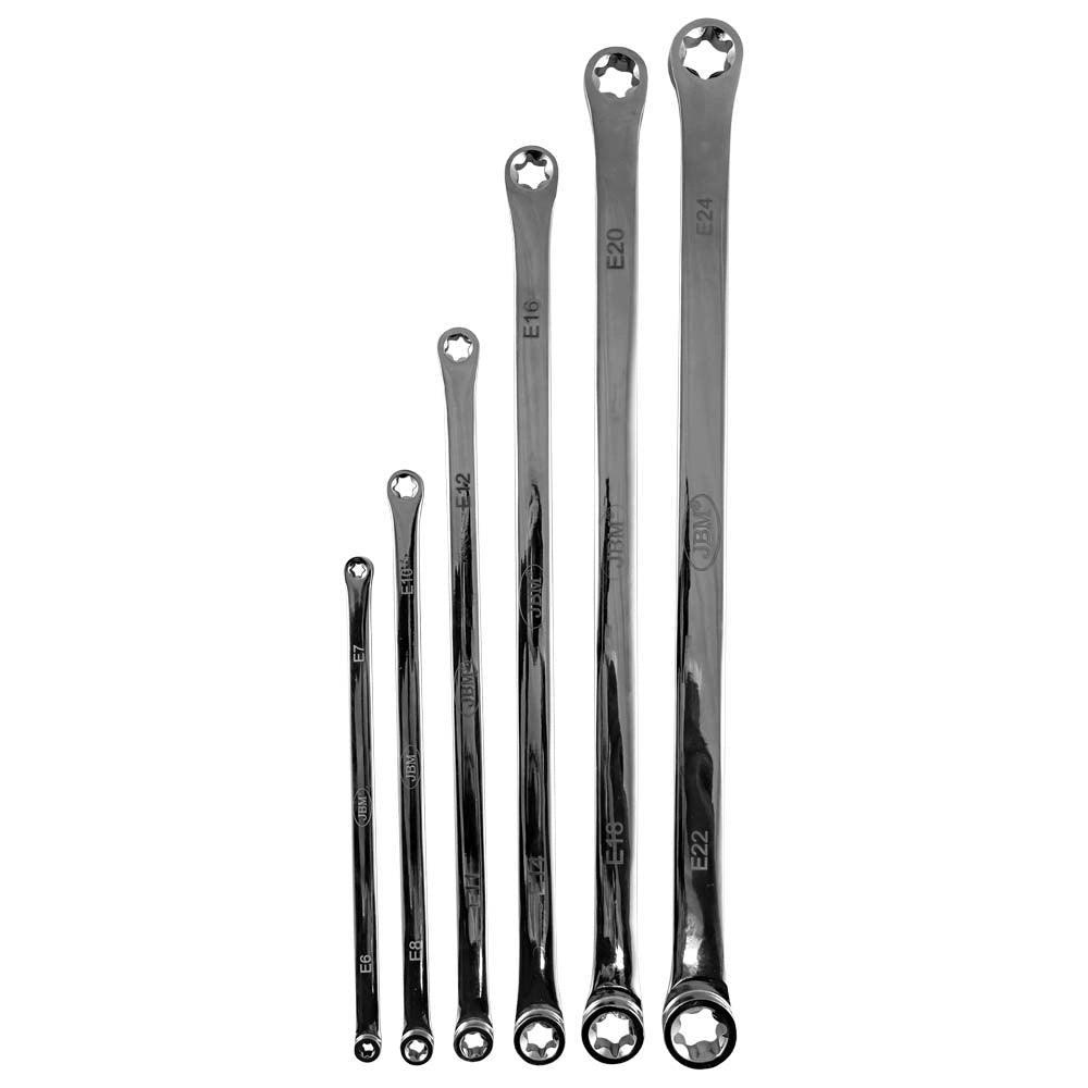 Set de 6 chei inelare extralungi torx jbm