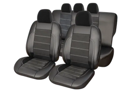 Set huse scaun exclusive leather & alcantara