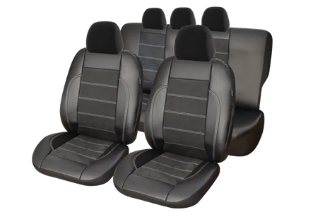 Set huse scaun exclusive leather & alcantara