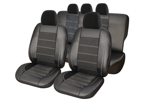 Set huse scaun exclusive leather & alcantara