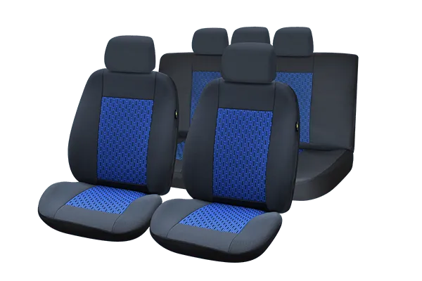 Set huse scaun lux - albastru