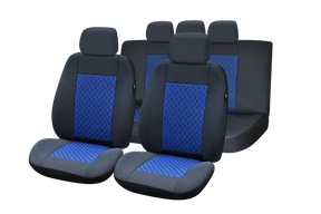 Set huse scaun lux - albastru