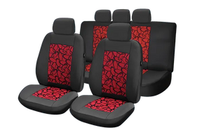 Set huse scaun lux - rosu