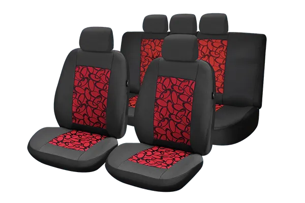 Set huse scaun lux - rosu