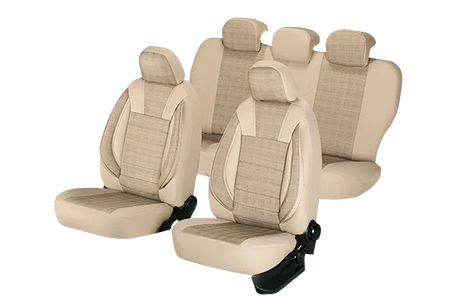 Set huse scaun luxury bej